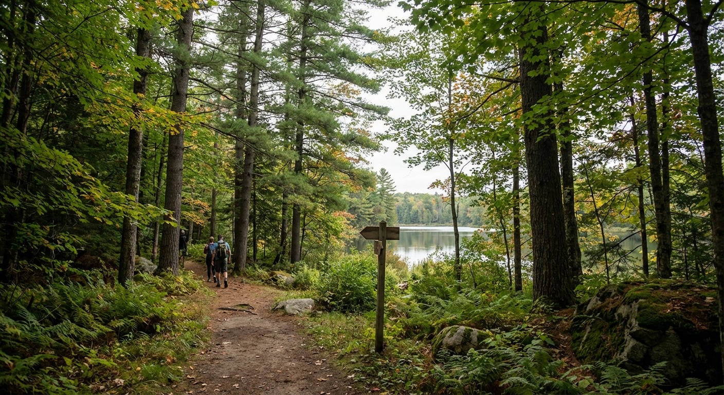 Dense Algonquin forest
